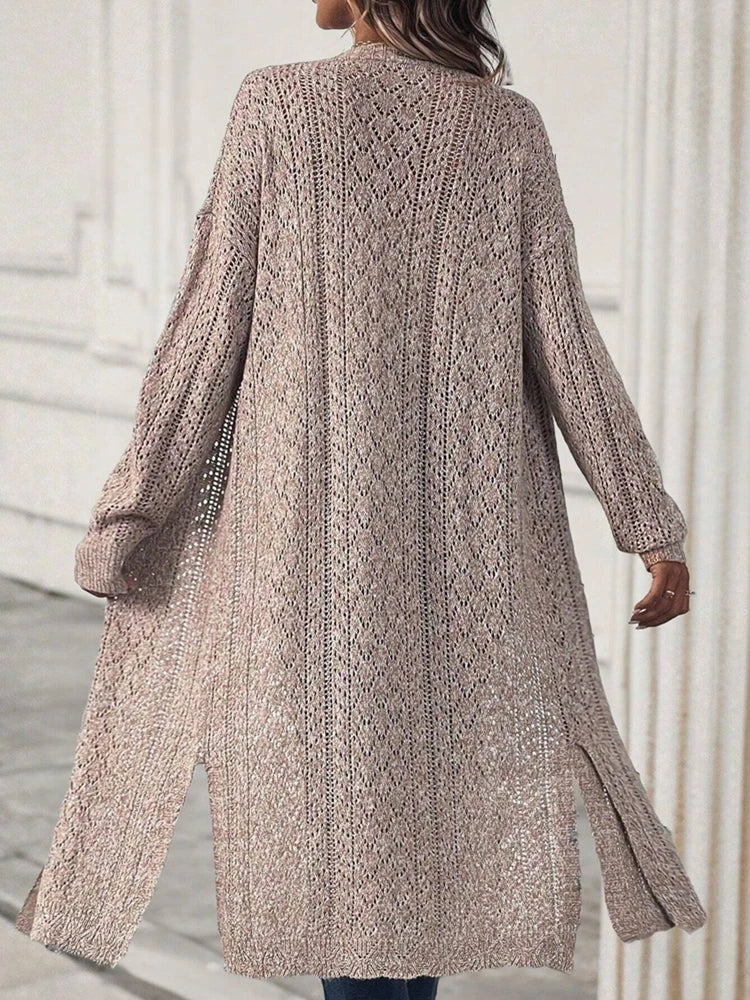 קרדיגן "נעה" סרוג ארוך