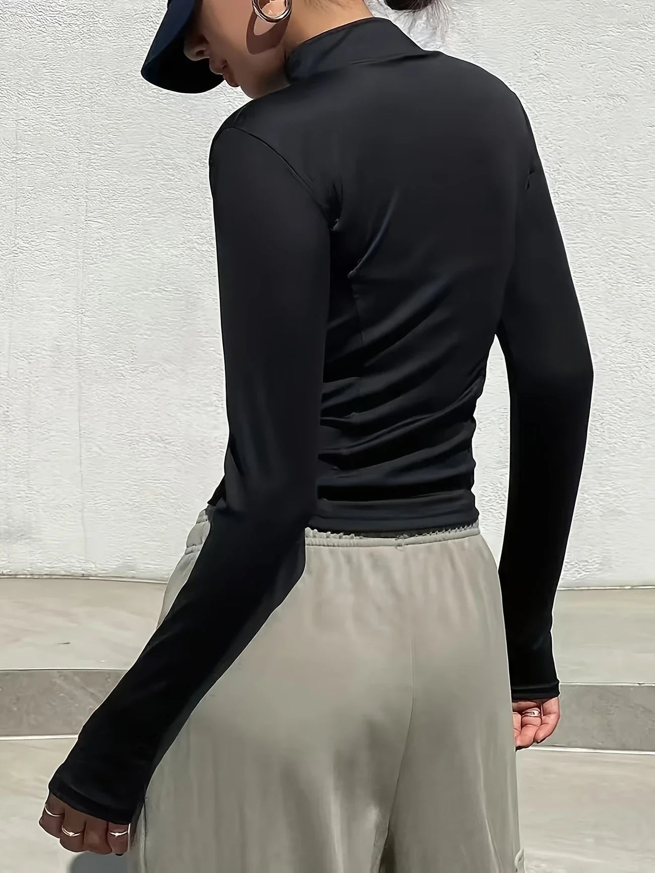 חולצת "מרווה" ריצ'רצ' אלסטית