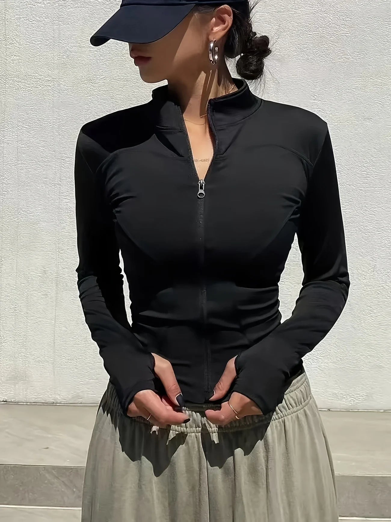 חולצת "מרווה" ריצ'רצ' אלסטית